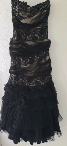 Abendkleid aus taft - abendkleid, tül