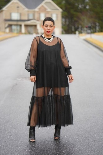 Mode schwarz transparent - schwarz,