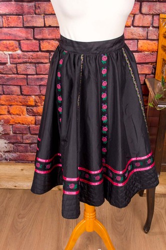 Vintage petticoat rock - rock, schwarz