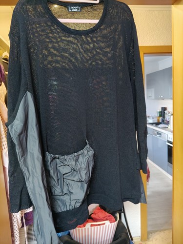 Akh damenpullover schwarz - schwarz, mit