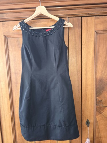 Kleid schwarz taft - gr., mit