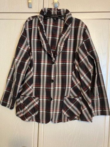 Jacke blazer rot - jacke/blazer,, rot-schwarz-grau