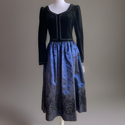 Laura ashley kleid samt - ashley, 38