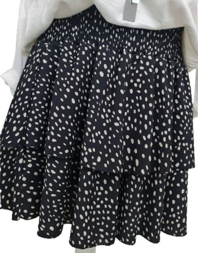 Damen rock kurz volants - damen,